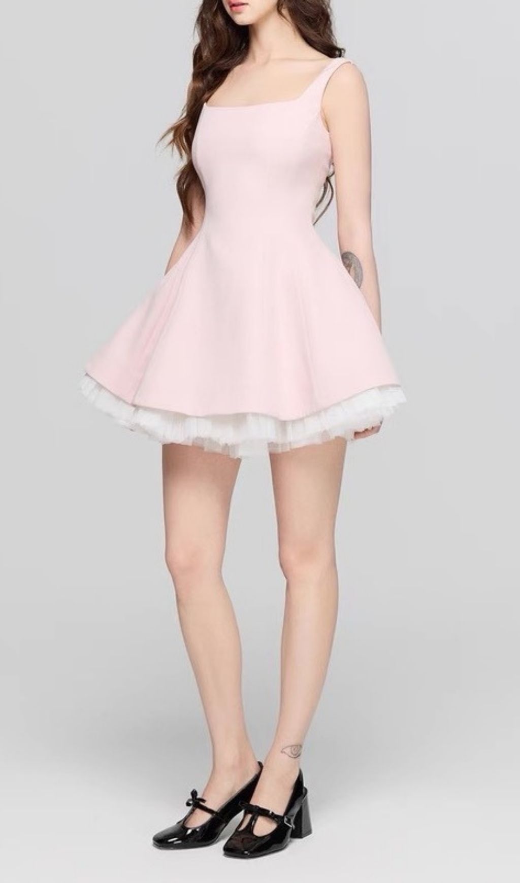 Fashionslee Women Karlie Pink Strappy Mini Dress