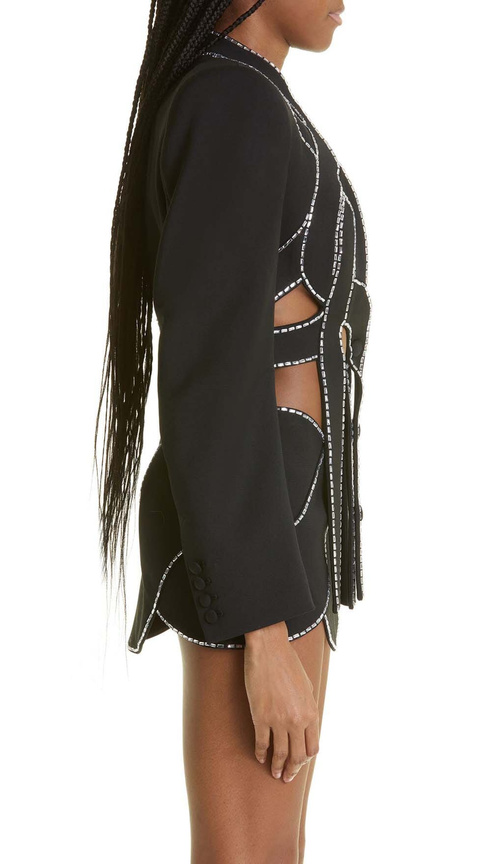 BLACK LATTICE VIRAL TWO-PIECE SET - OWNCI