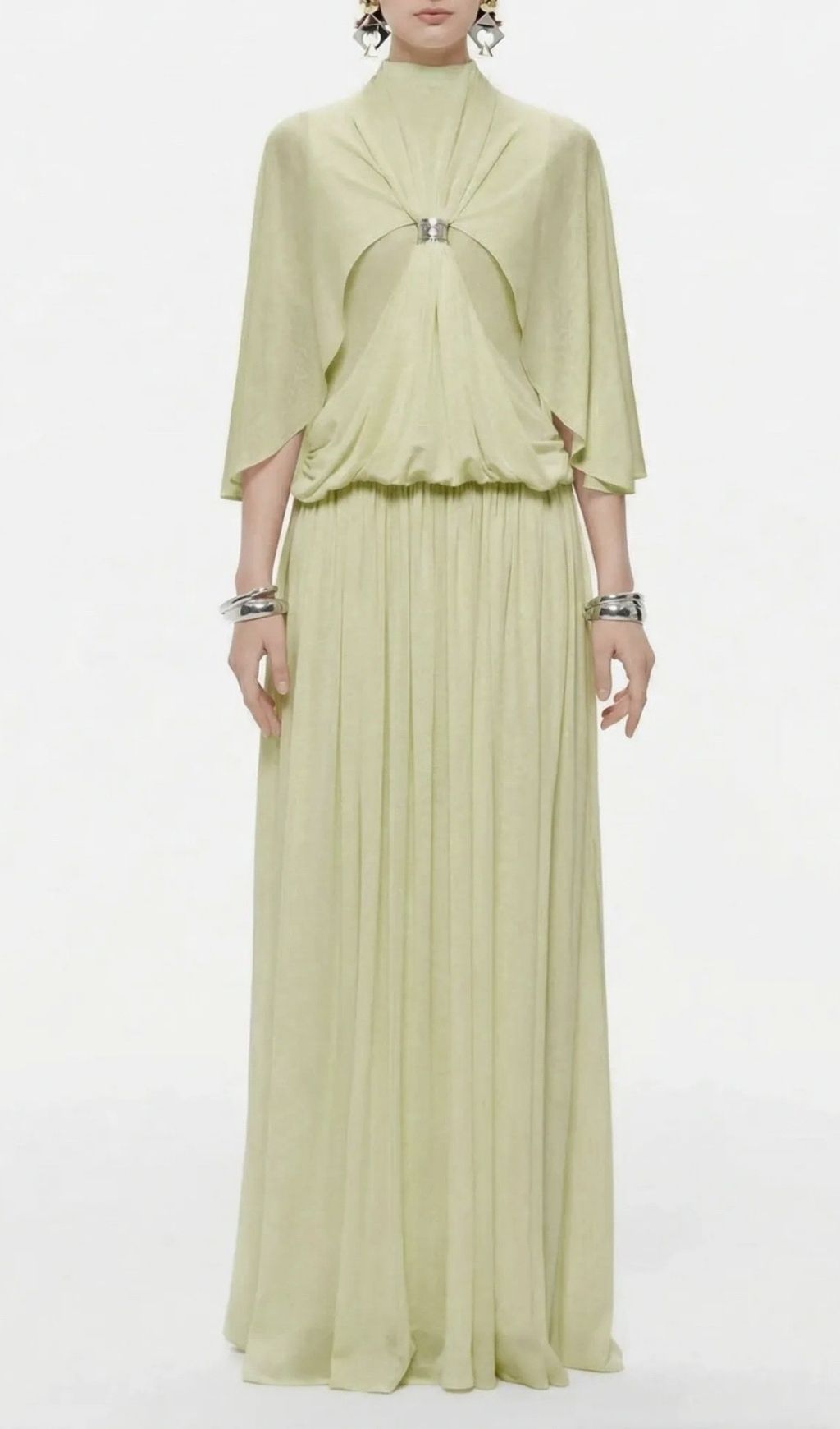 5e137648936671bfaa54ed1396c2656e.jpg Fashionslee Women Kierra Maxi Dress With Cape