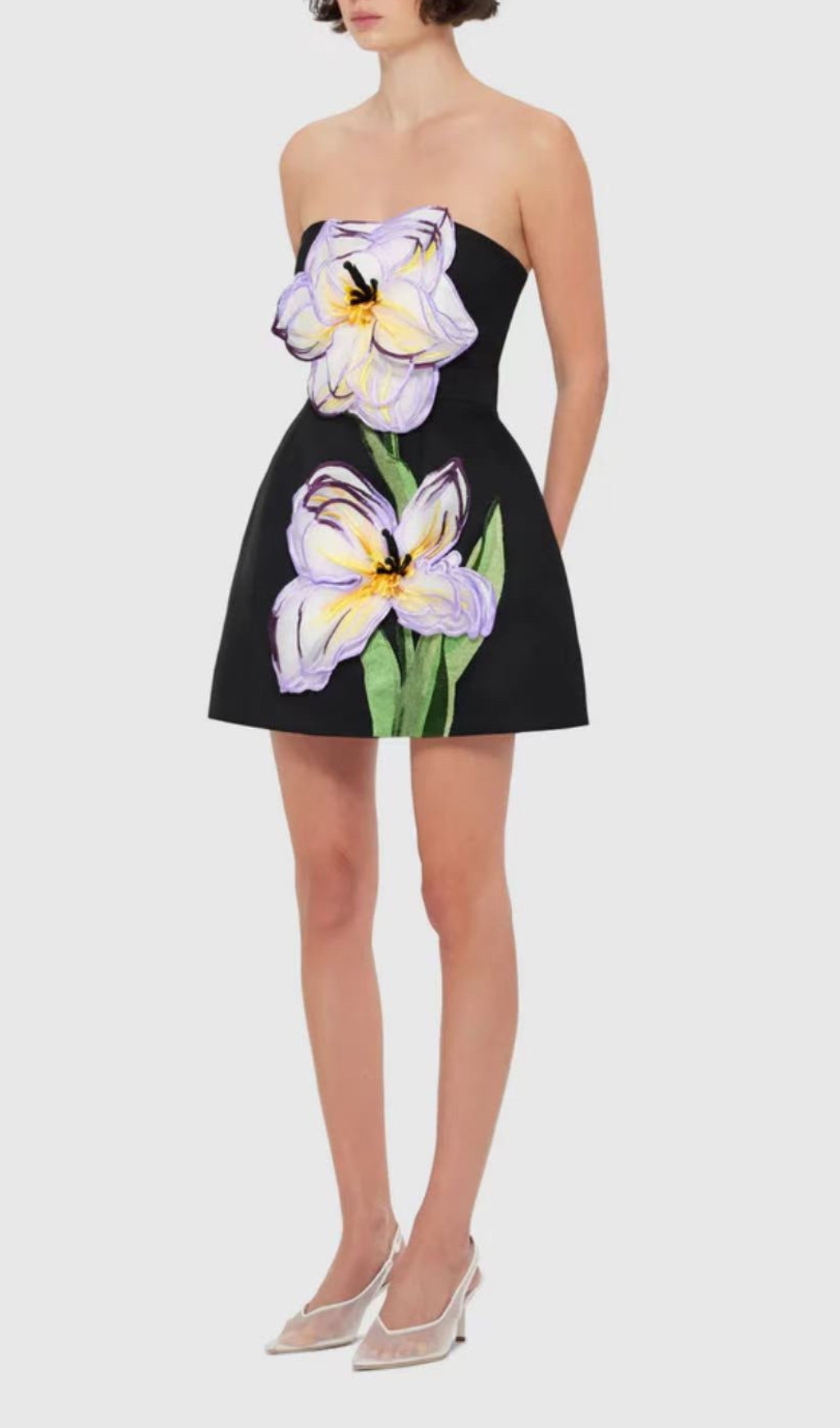 5e9a81972cf7e9b8ddf3273b651ab9dd.jpg Fashionslee Women Evalina Strapless Flower Mini Dress