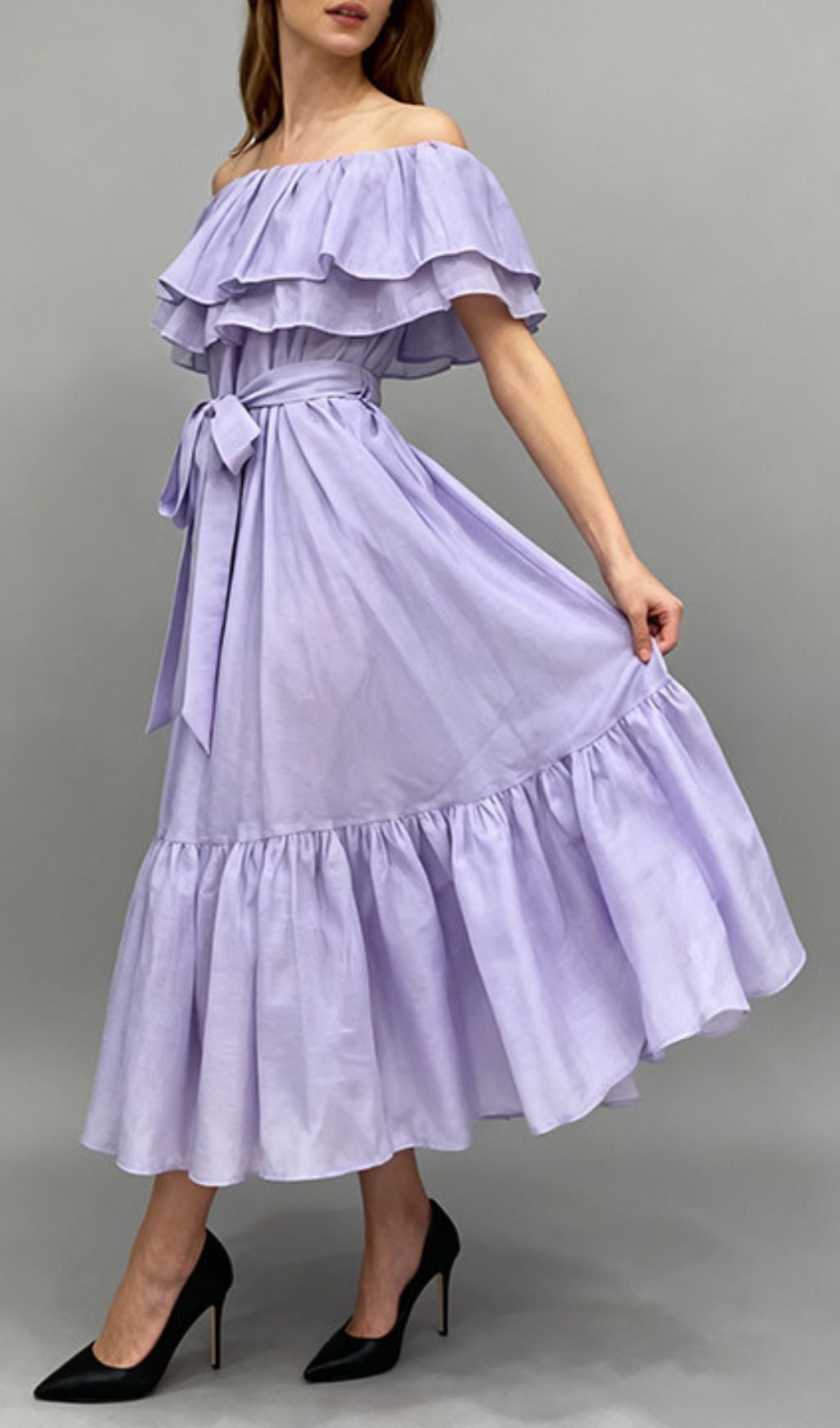 5f161ab92c96217914049ccb2c5f4985.jpg Fashionslee Women Imala Off-Shoulder Midi Dress
