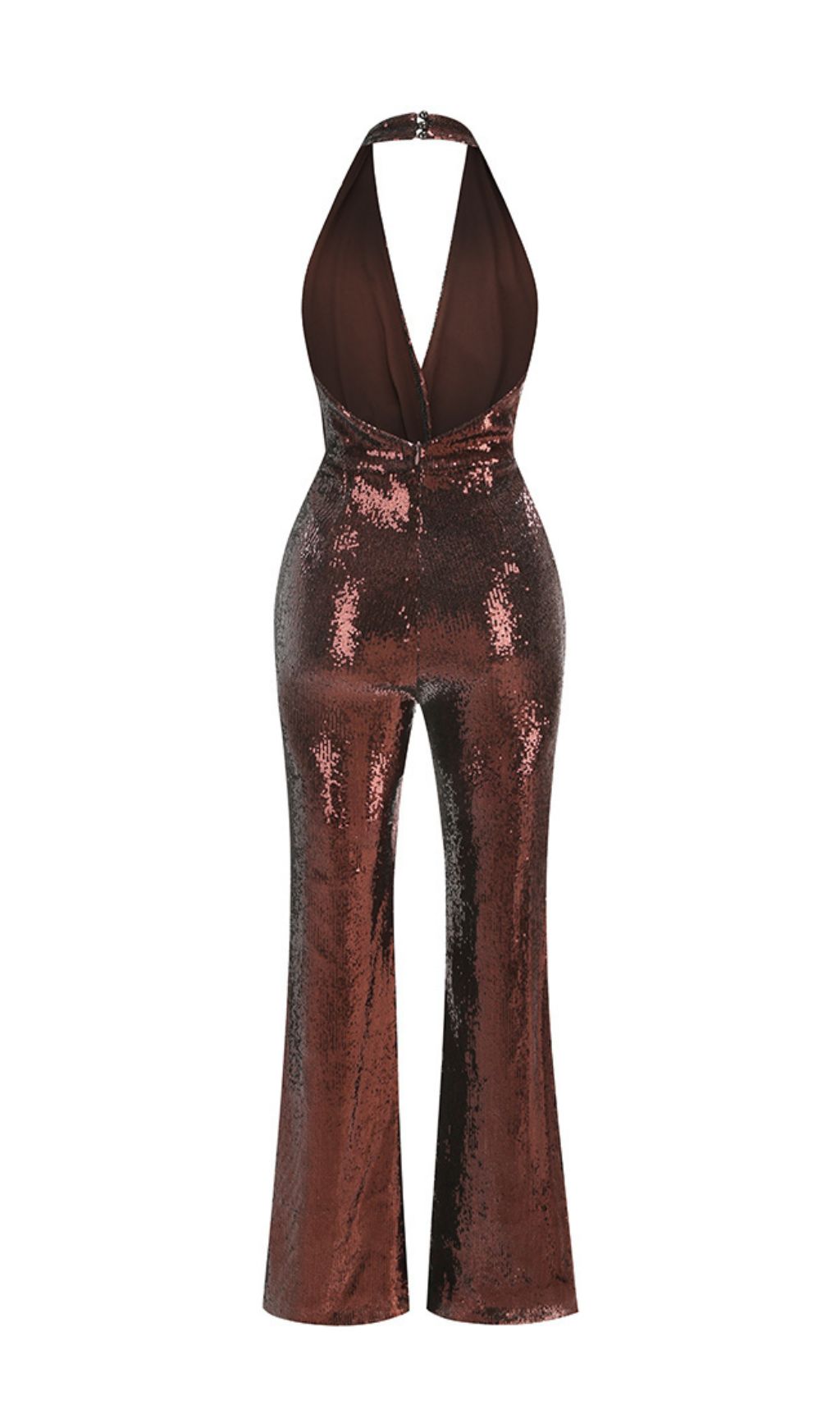 5f9a1c19ff382d5611697ac818da6ad5.jpg Fashionslee Women Ikram Halter Knot Sequin Jumpsuit