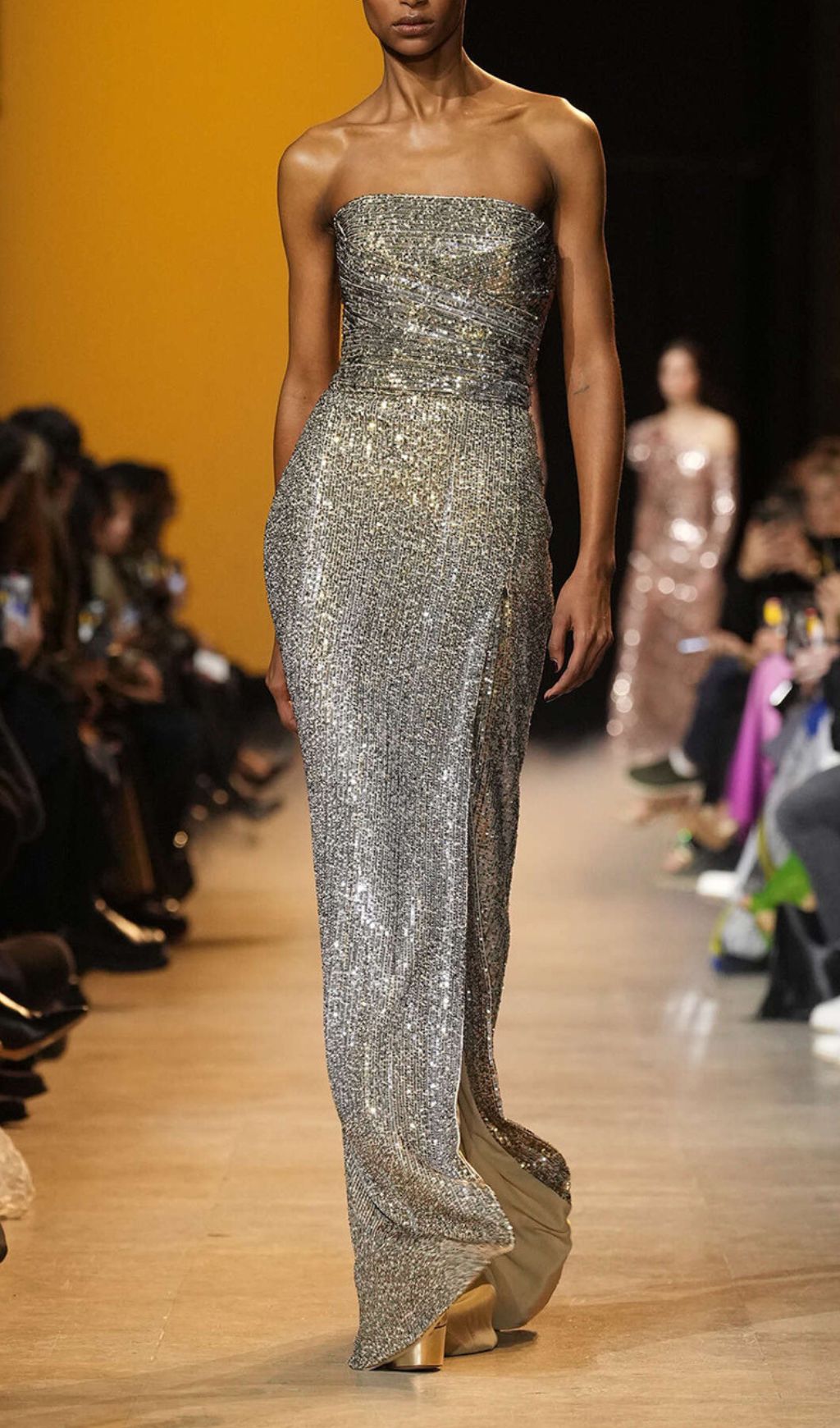 5fbdf5e531f76894753c26a43d158d0e.jpg Fashionslee Women Jaffar Strapless Sequin Maxi Dress
