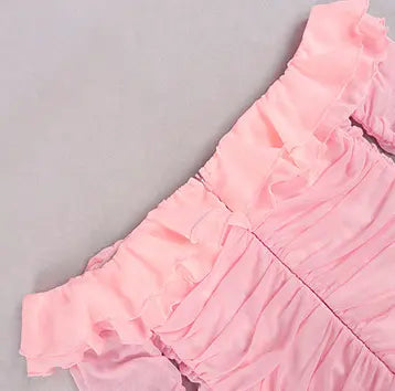 6041806e48b1cf0cf42cb59ab646d0d3.jpeg Fashionslee Women Strapless Ruched Mini Dress In Pink