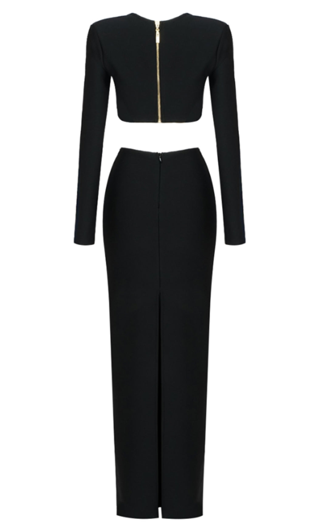 606ff6e31ec1ce5d33f147b8f2c92068.jpeg Fashionslee Women Cut Out Waist Maxi Dress In Black