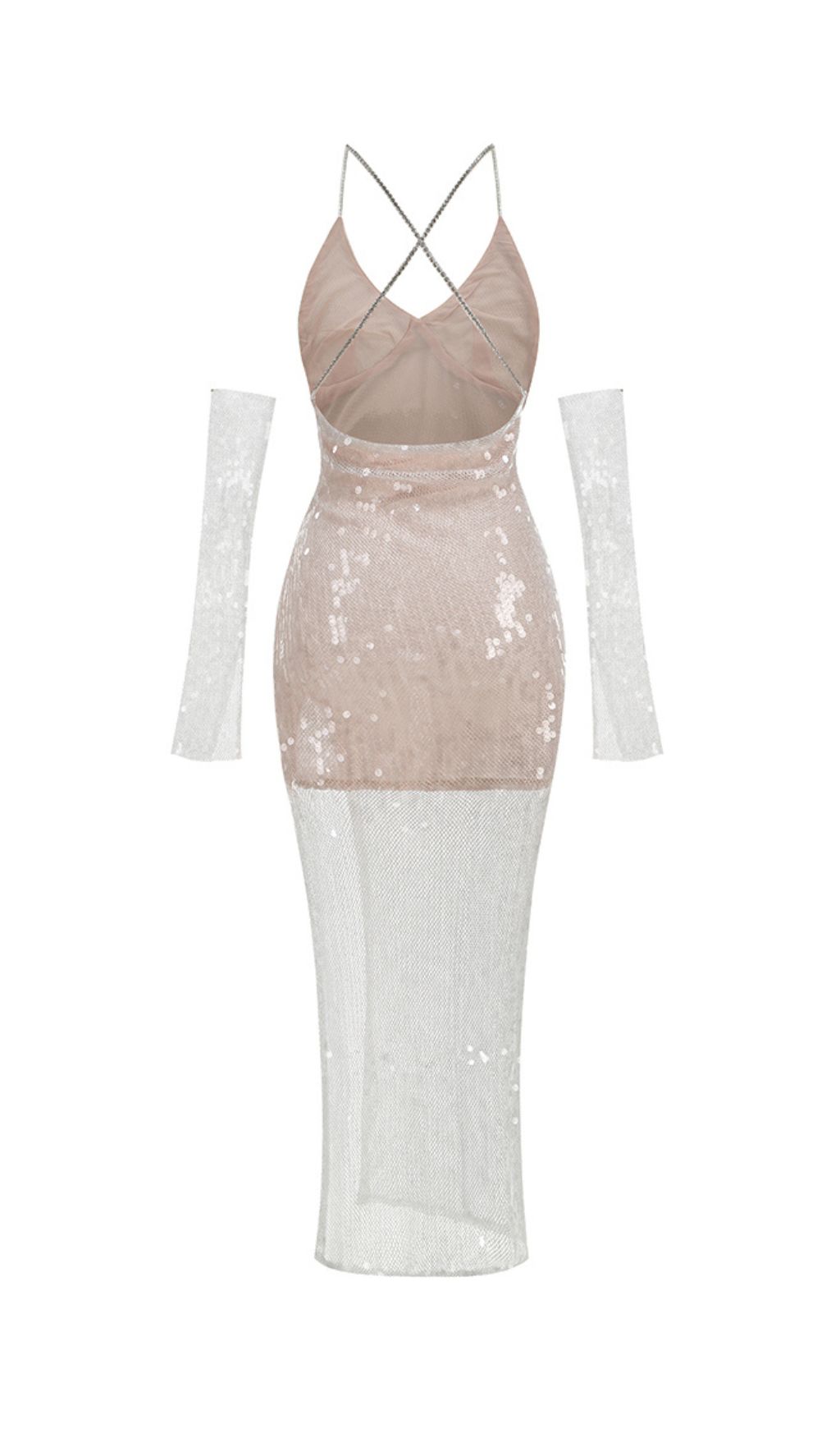 60ccdea65935bd11c642d4e8f7c6e540.jpg Fashionslee Women Gerd Sequin Slit Maxi Dress
