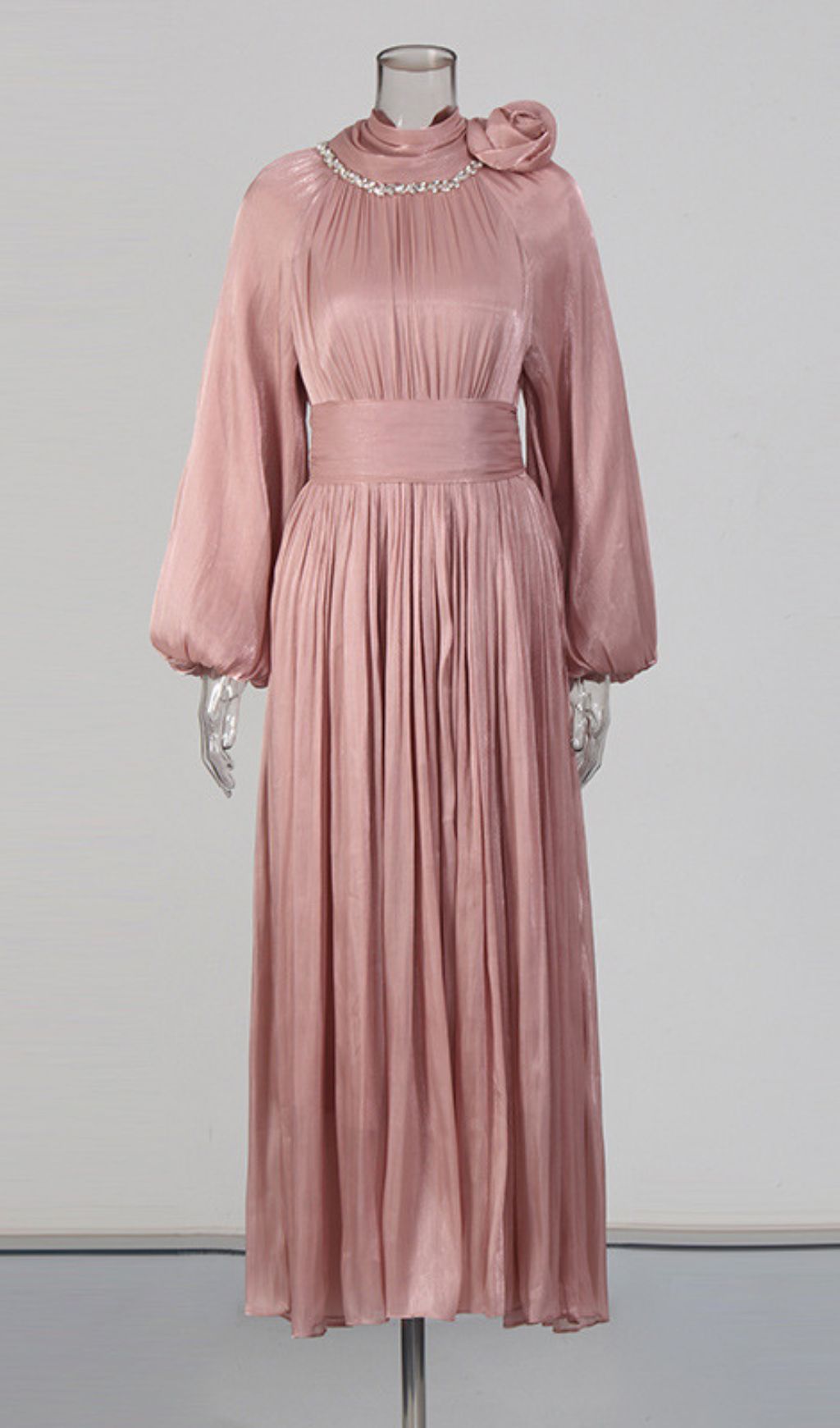 Fashionslee Women Juhani Flower Long Sleeve Maxi Dress