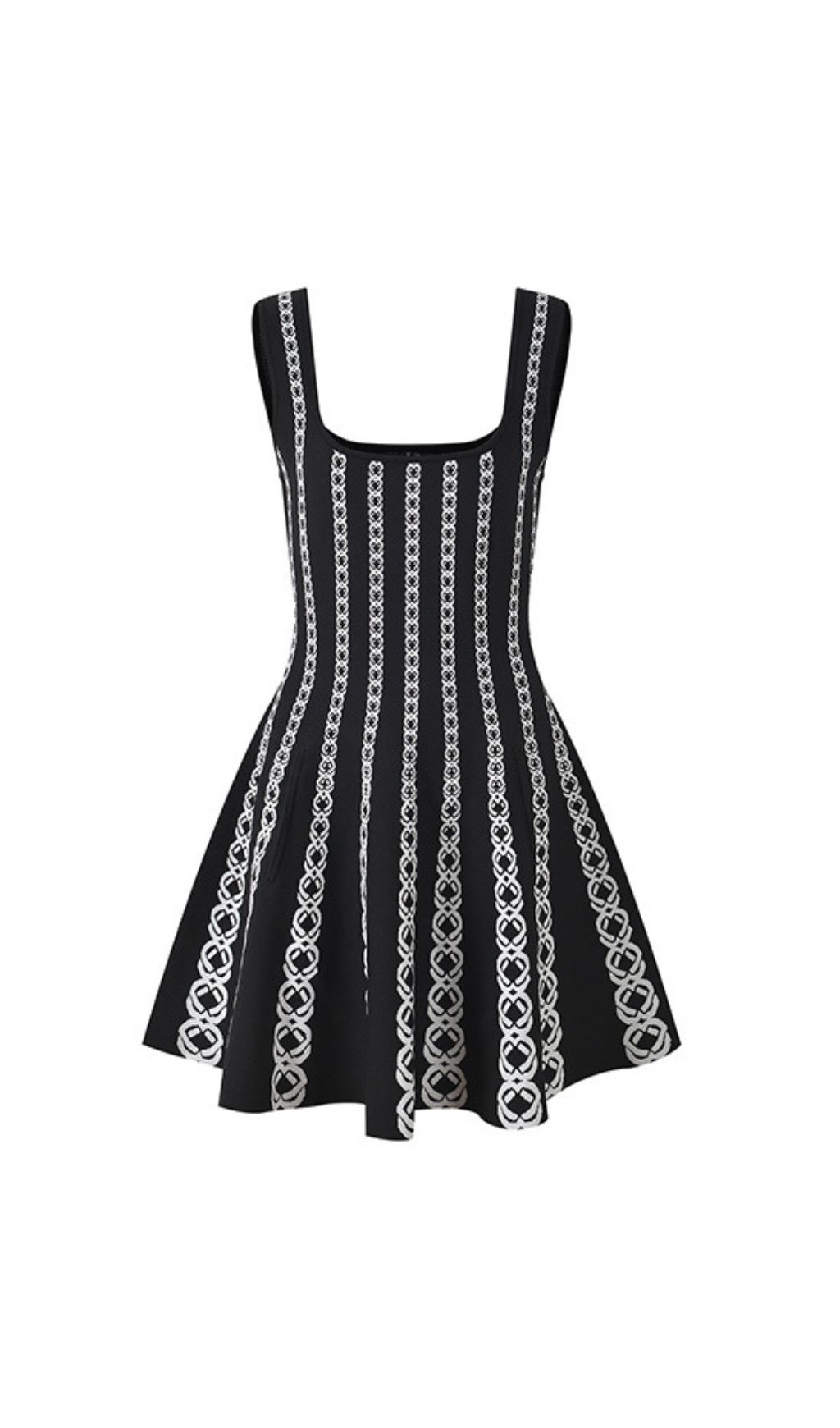 61a537644874d0016ce114b231535f41.jpg Fashionslee Women Russel Jacquard Mini Dress
