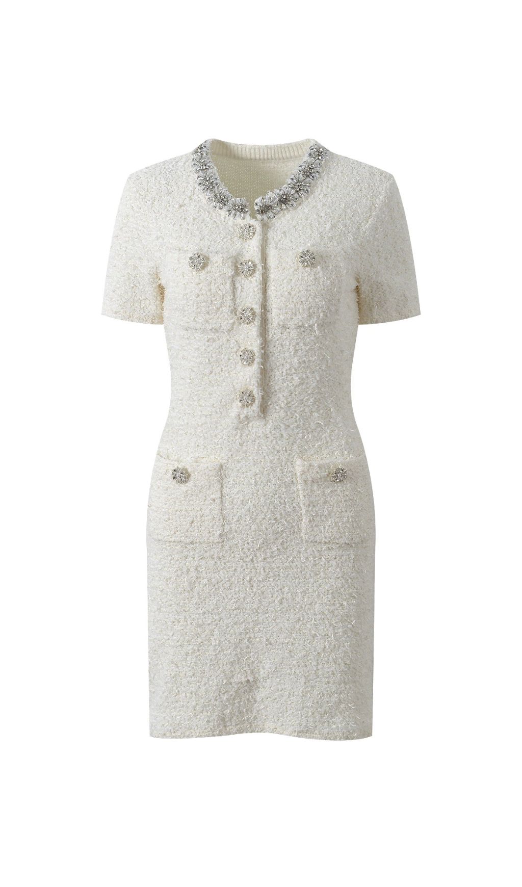 61f65098960451eb6ab263a15a731f84.jpg Fashionslee Women Huck Embellished Mini Dress