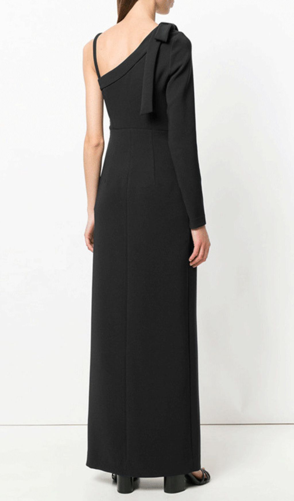 Fashionslee Women Hashim Black Long Sleeve Maxi Dress