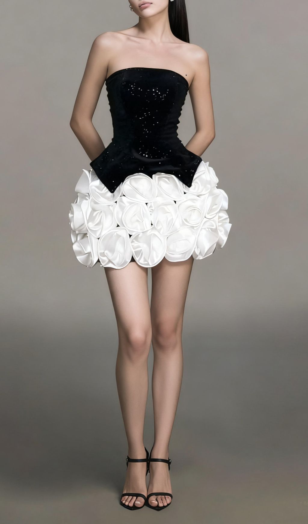 62874fe6dcda9726c81c218e980803a8.jpg Fashionslee Women Ilithya Strapless Top & Flower Skirt Set