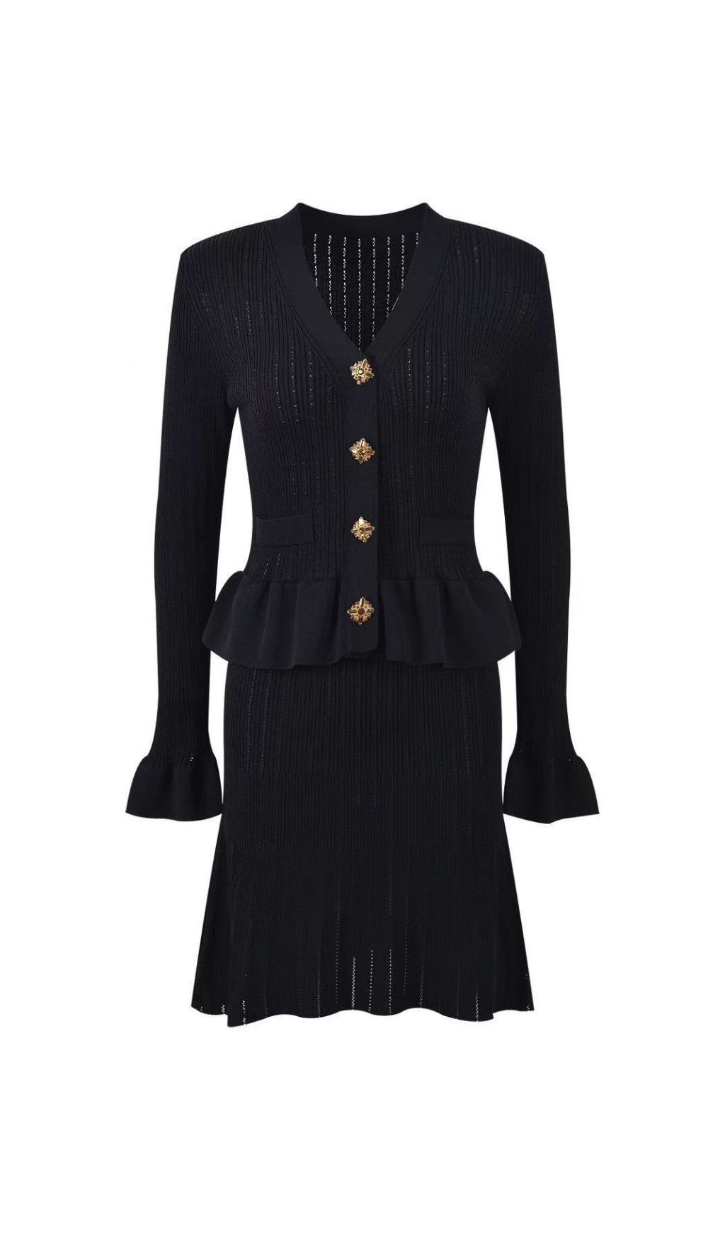 62b05f77bcbe54da9fa9ea3900e96b76.jpg Fashionslee Women Cletus Knit Long Sleeve Mini Dress