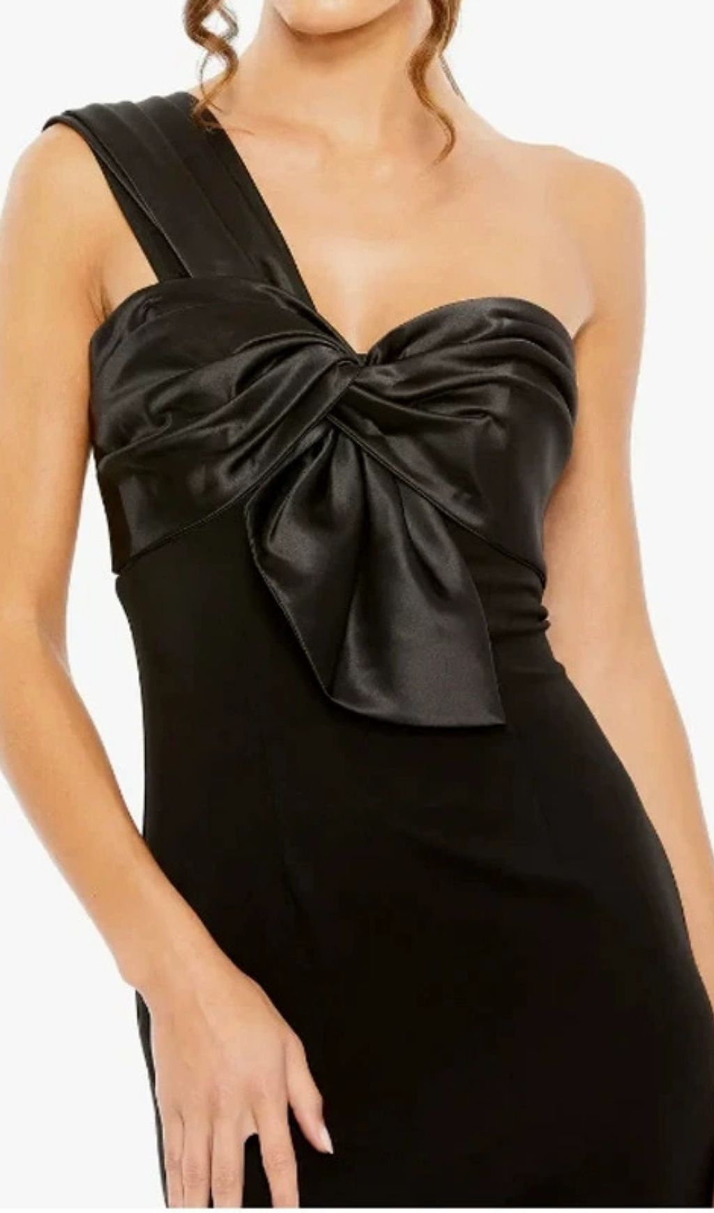 BLACK BOW AESTHETIC MAXI DRESS - OWNCI