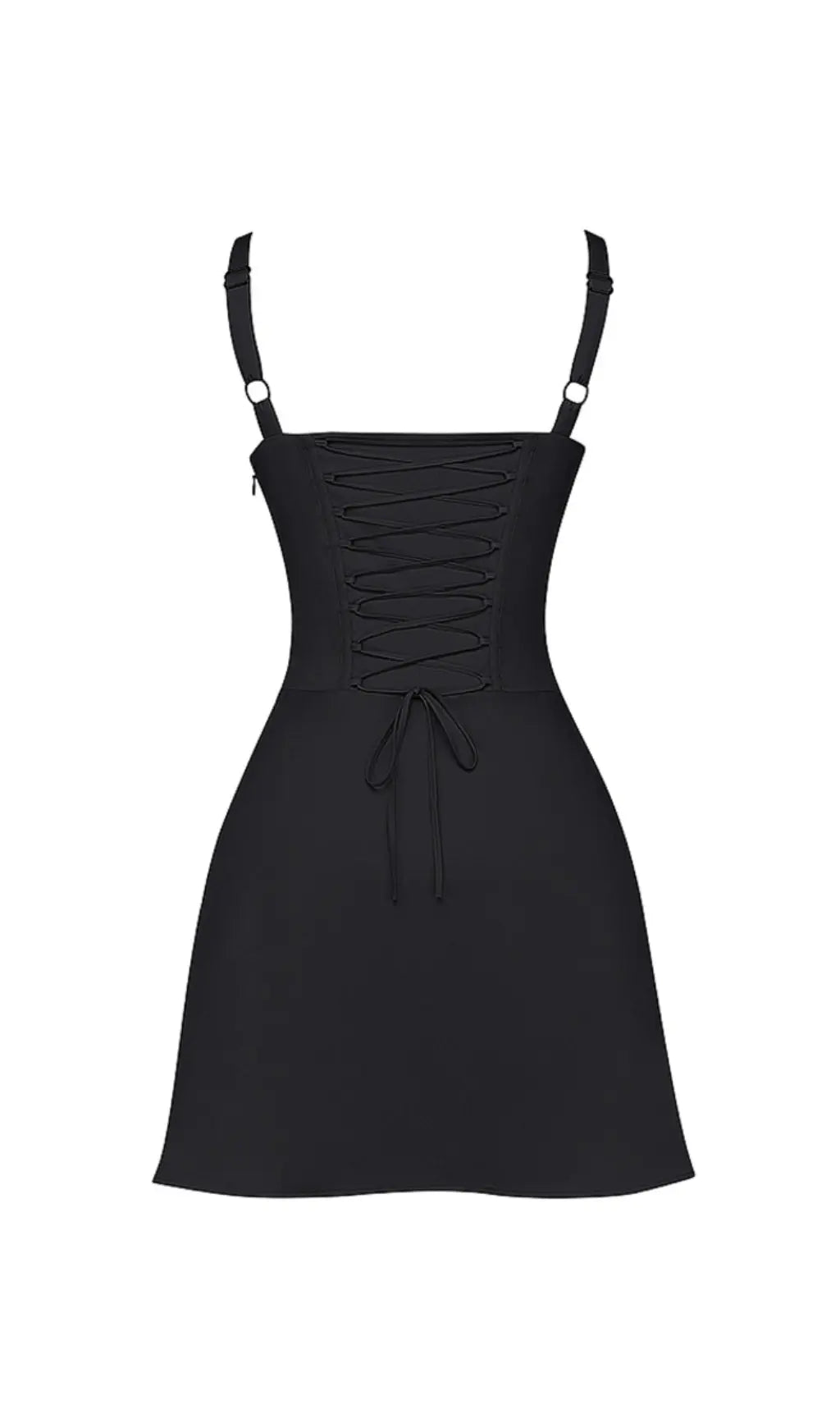 632610e203c51f22352794b3ed576291.jpeg Fashionslee Women Black Corset Mini Dress