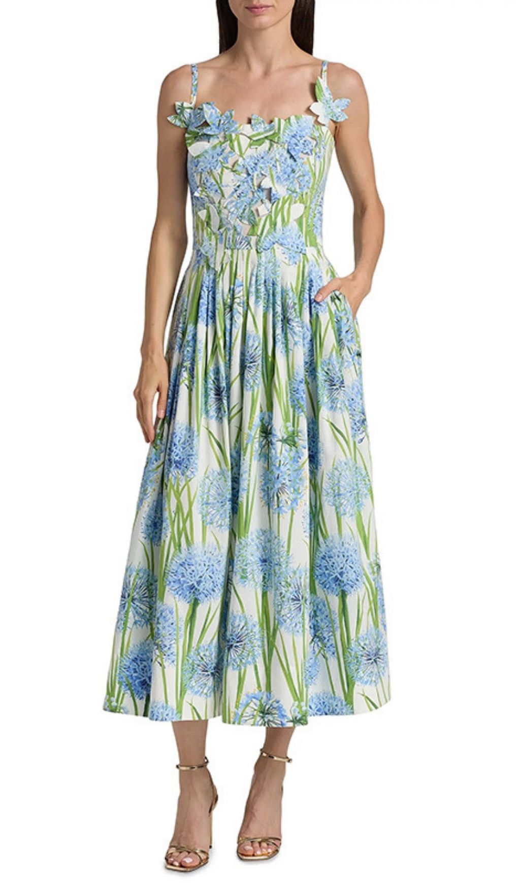 Fashionslee Women Kaari Floral Midi Dress