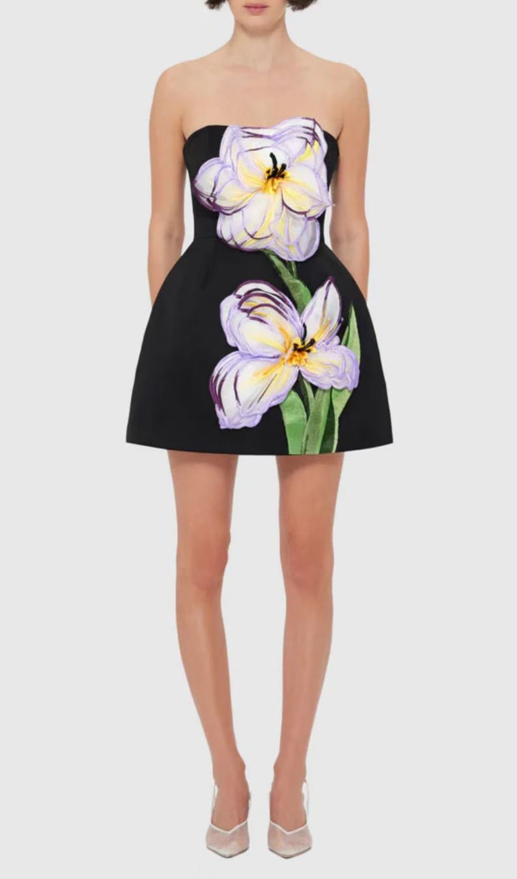 63b1aa56f0885ab024b6c827f0d4f8f0.jpg Fashionslee Women Evalina Strapless Flower Mini Dress