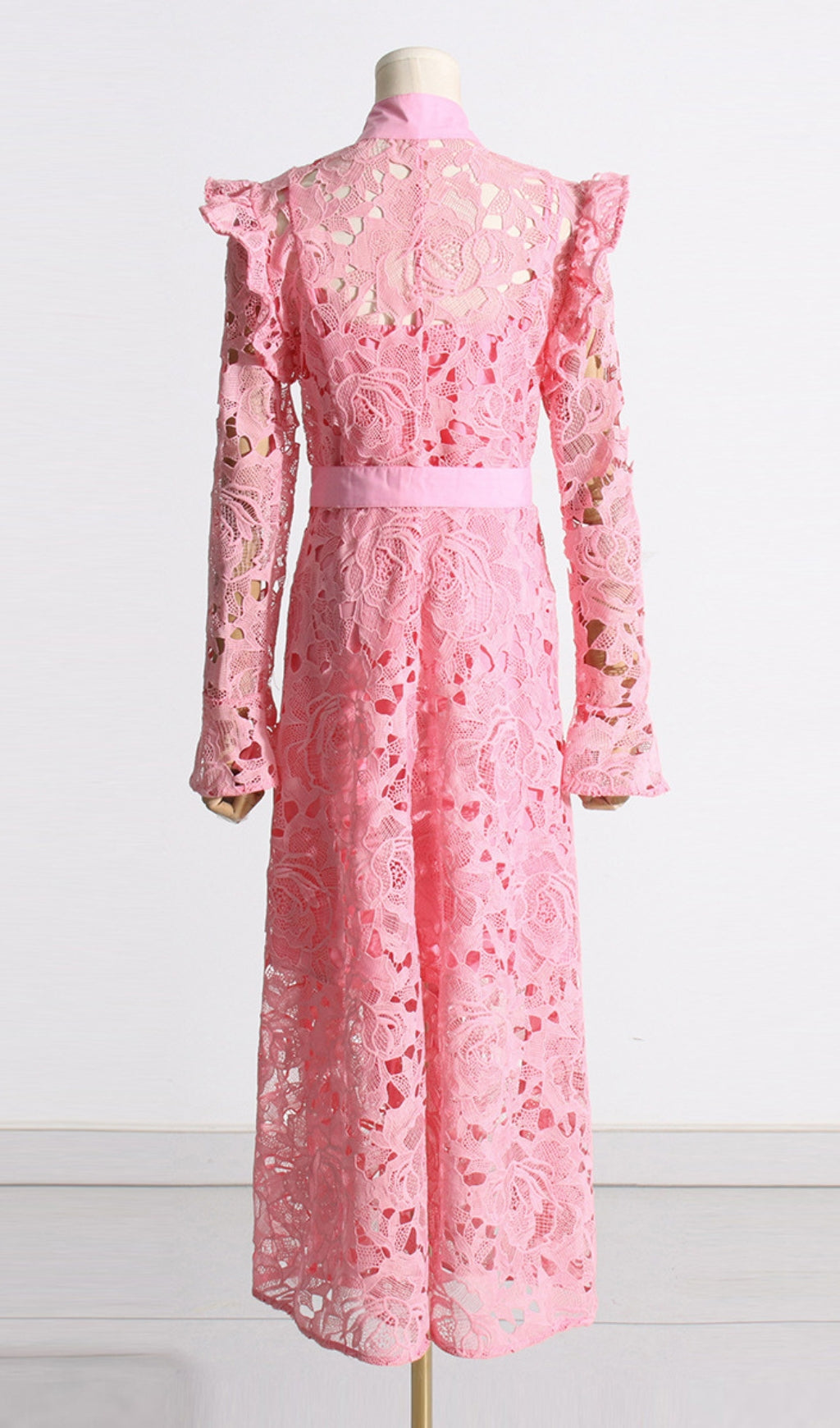 Fashionslee Women Alicia Lace Butterfly Sleeve Dress