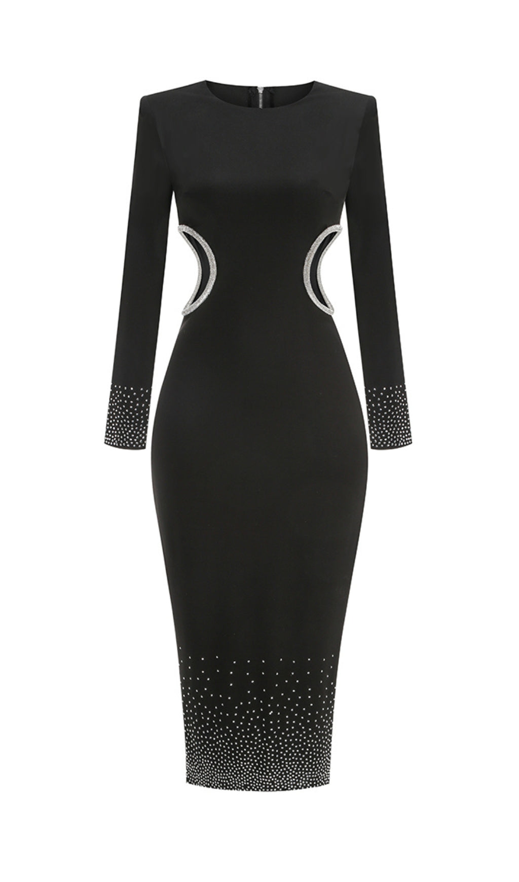 VINTAGE VIBES: EMBELLISHED MIDI DRESS - OWNCI VINTAGE VIBES: EMBELLISHED MIDI DRESS - OWNCI