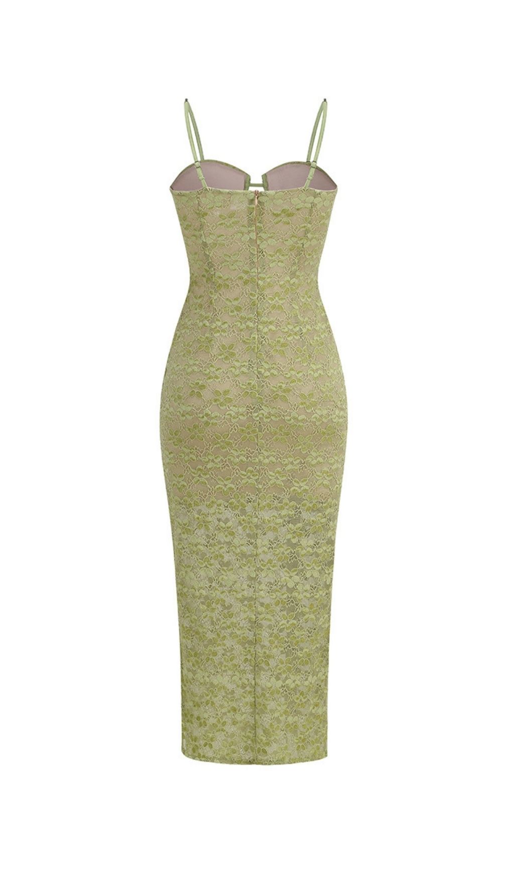 657159bf502d5e489729b951f631adfe.jpg Fashionslee Women Kendal Green Strappy Diamante Lace Midi Dress