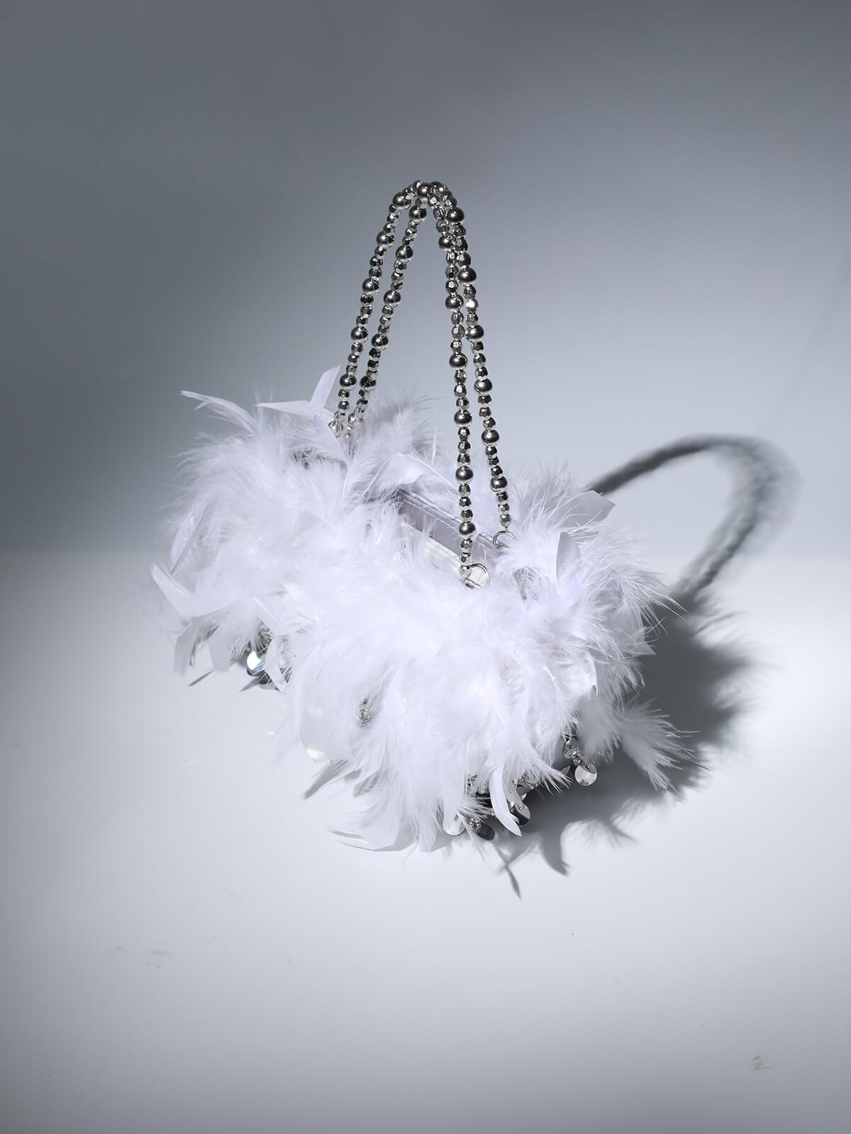 65b983dd3e7a385865d2e2ad12a423ea.jpeg Fashionslee Women Sequin Feather Shoulder Bag