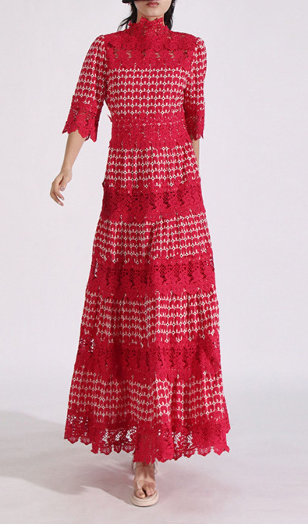 65c4acbaa13e67a8cbd6f50e24213f88.jpg Fashionslee Women Ensley Lace Embroidery Maxi Dress