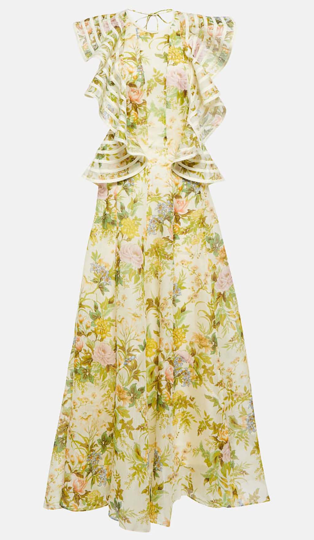 6629c0ebaa5555c16f231502ea567442.jpeg Fashionslee Women Floral Linen And Silk Midi Dress