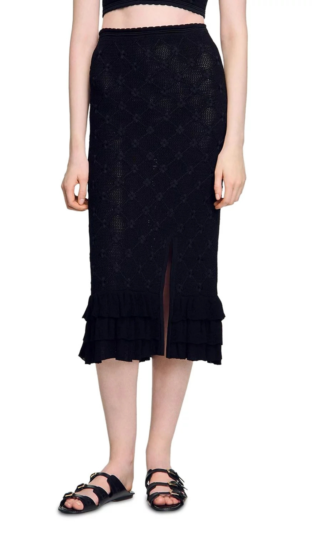 66306fe34e2124cb7a3e71af93acfa50.jpg Fashionslee Women Knit Midi Skirt
