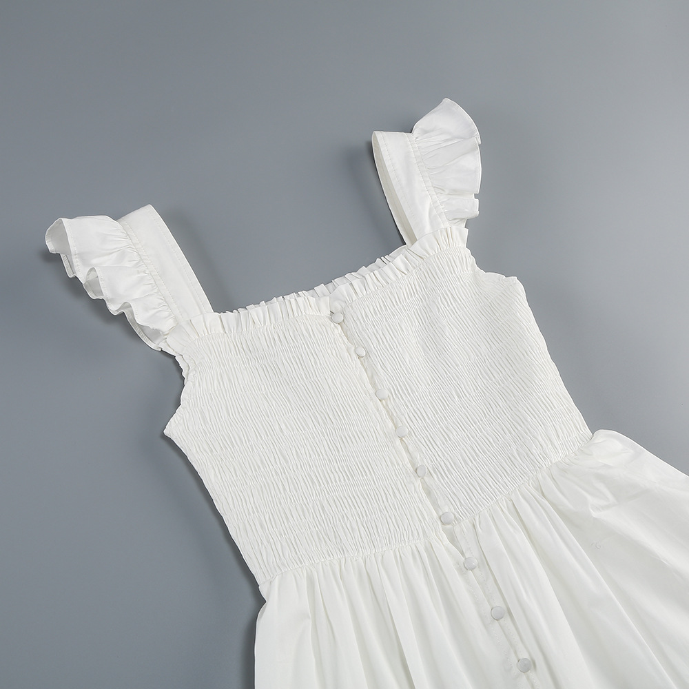 TRENDING WHITE MIDI DRESS AESTHETIC - OWNCI