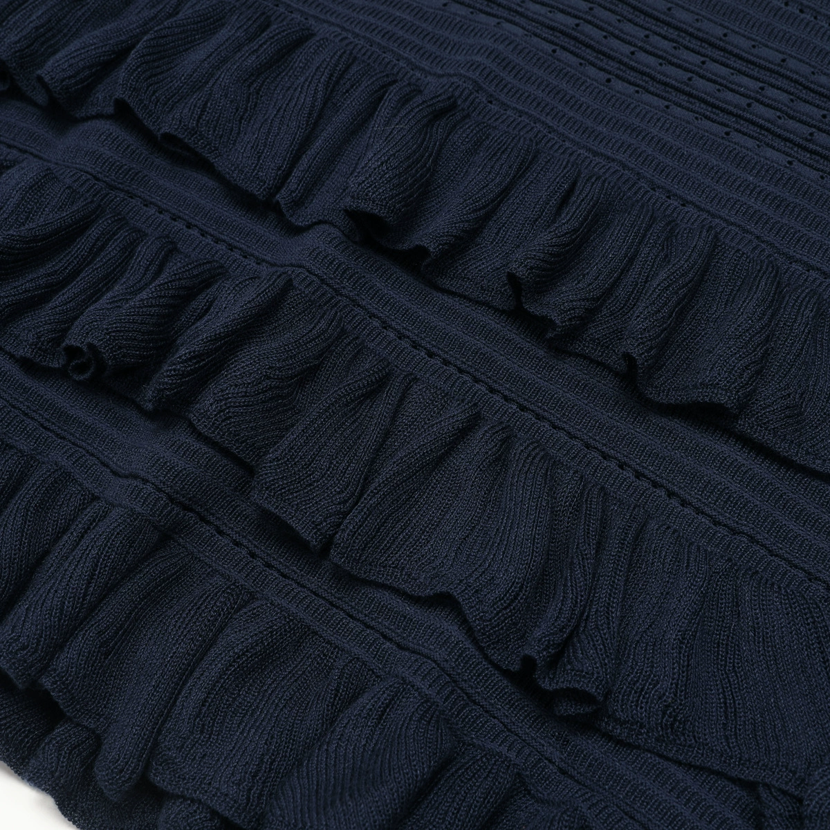67d719204d3c0ac5cef9666b8e3707a3.webp Fashionslee Women Kia Dark Blue Short Sleeve Ruffle Midi Dress