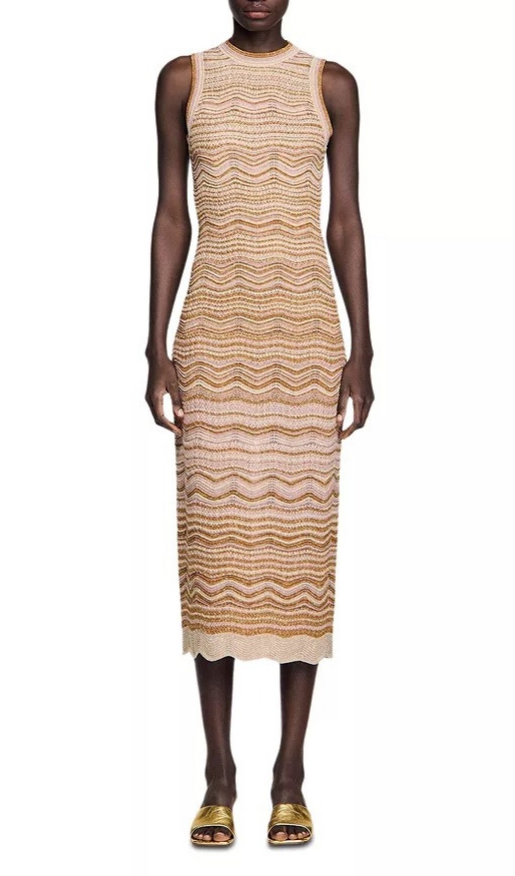 Fashionslee Women Raffaela Fancy Knit Maxi Dress