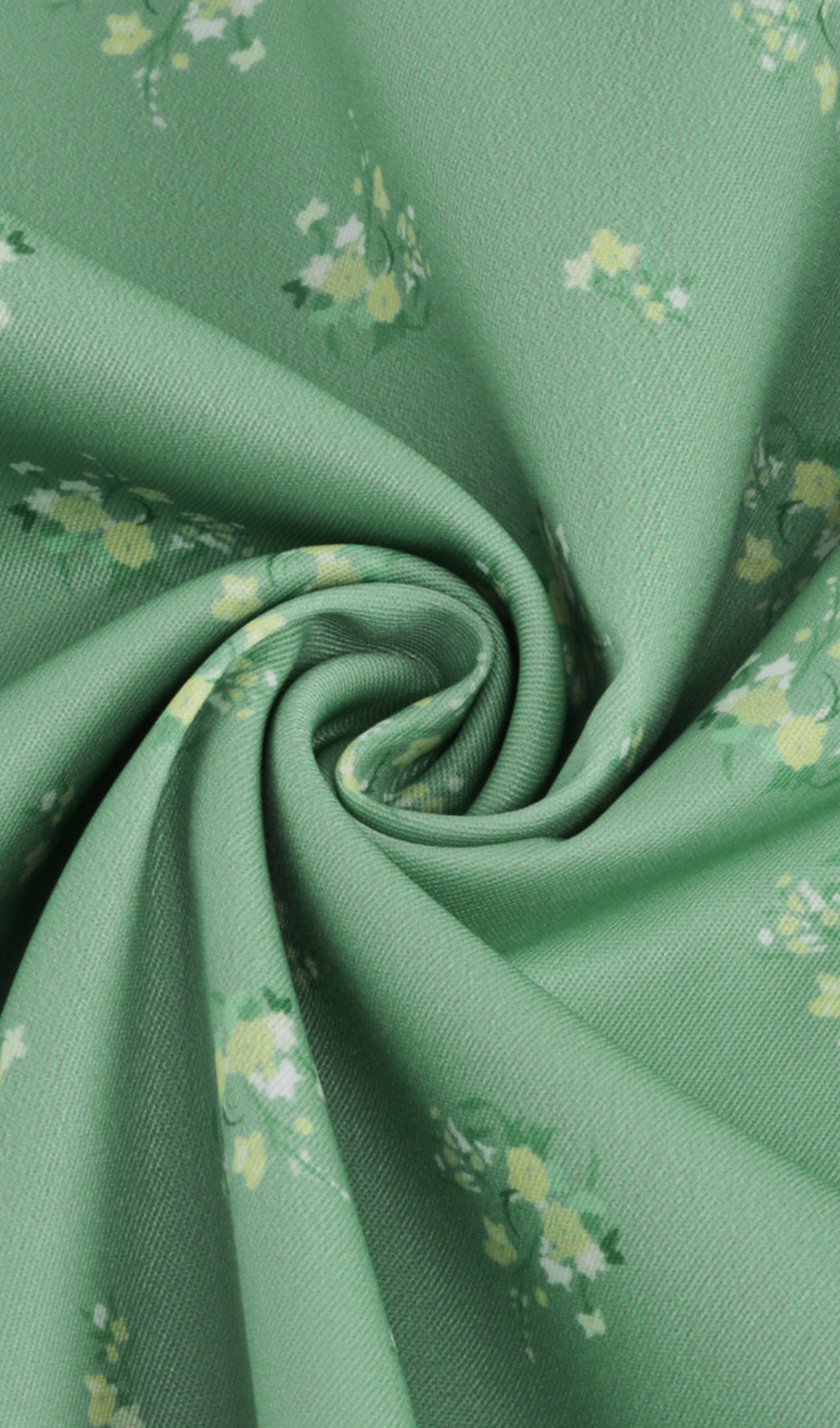68f82c811fd3aea2e40c1005f8e3c447.jpeg Fashionslee Women Vintage Floral Puff Sleeve Midi Dress In Green