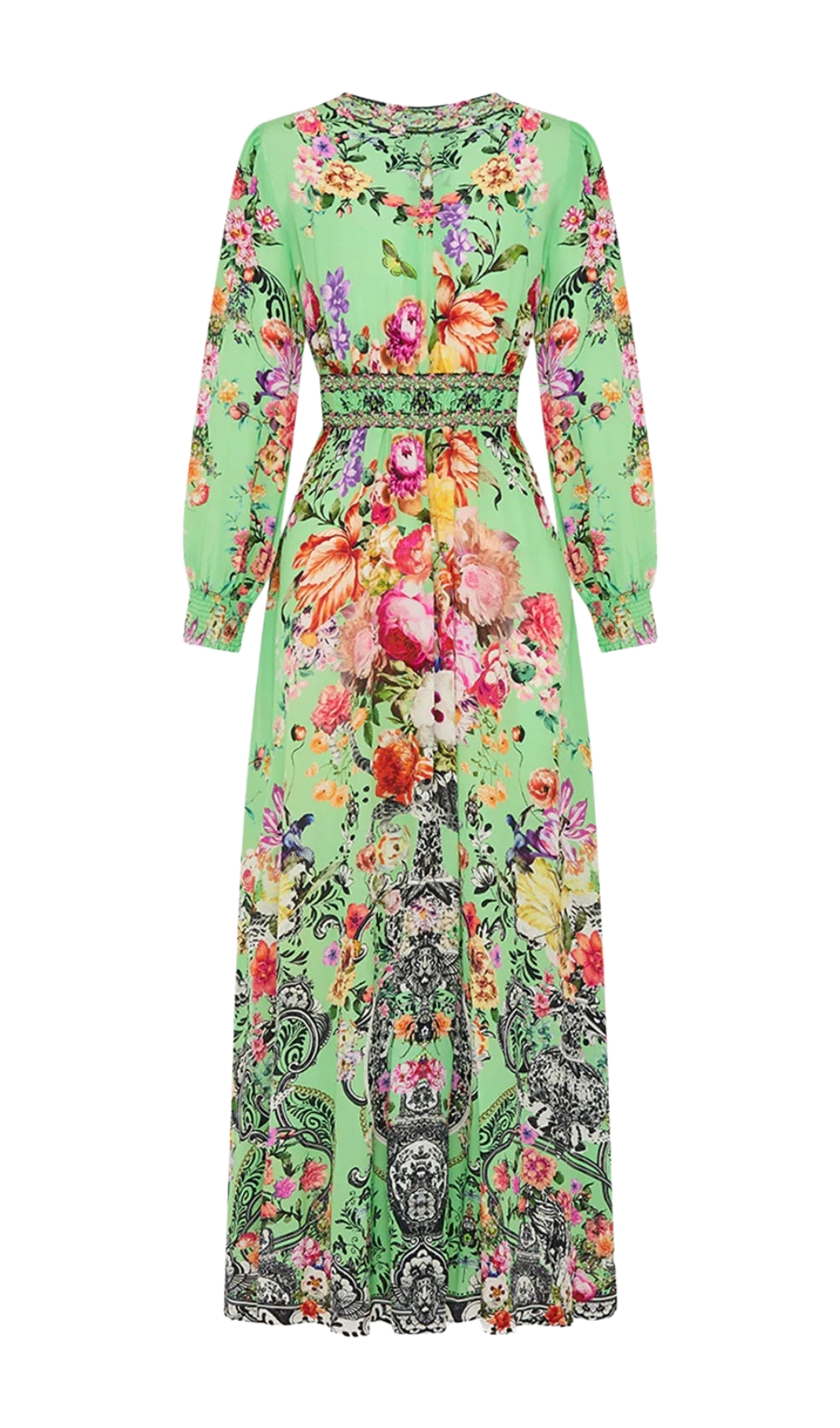 68fc7b0c6fc4d8ecf21d34d385e120c2.jpg Fashionslee Women Bua Button Dress With Shaped Waistband