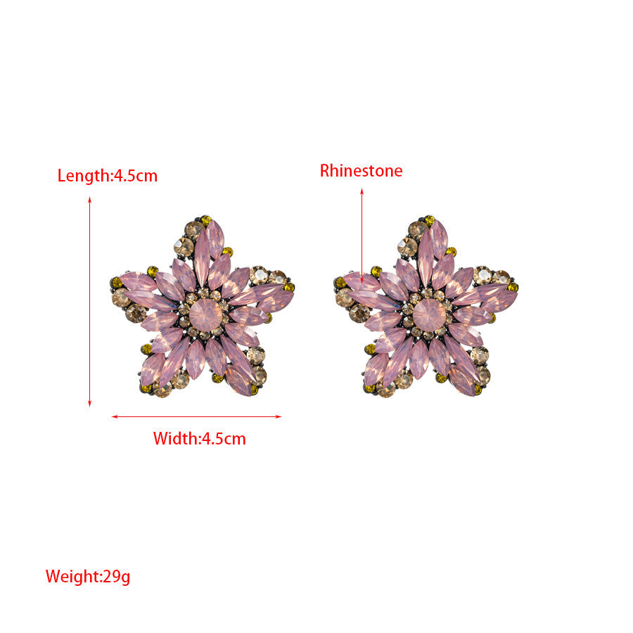 69037f47a8bc1cedb21c38079cd2c35a.jpeg Fashionslee Women Anwar Flower Rhinestone Earrings