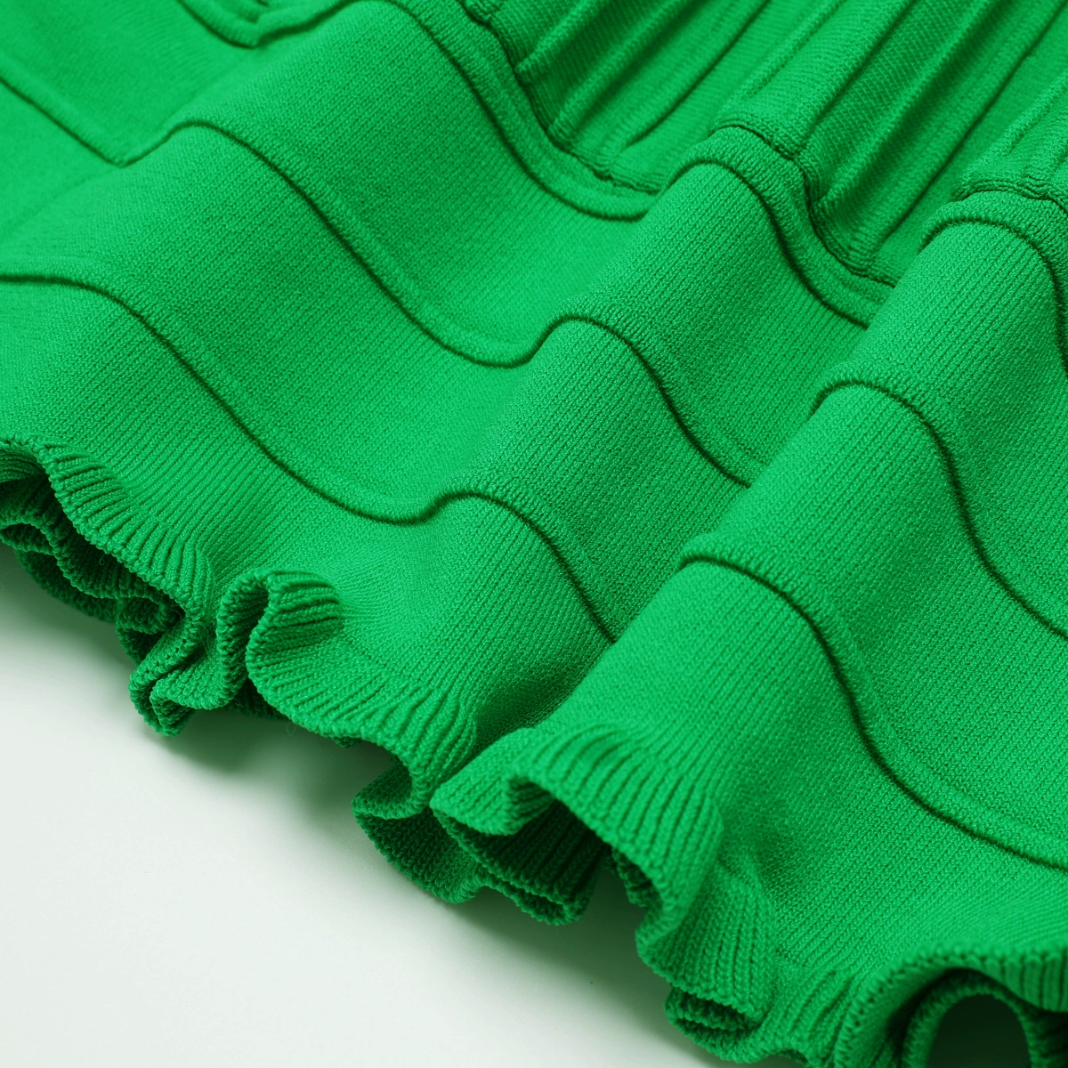 69332d235e3457df0038ce8194ed5481.webp Fashionslee Women Kimiye Green Sleeveless Knit Mini Dress
