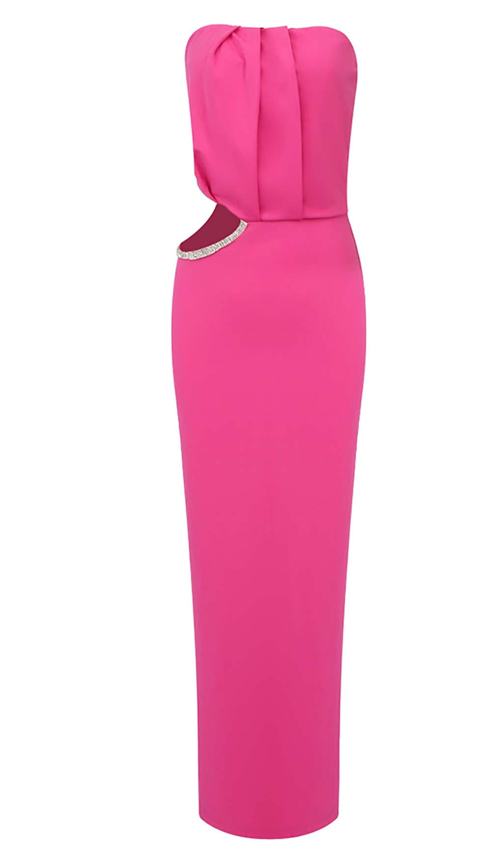 6a26fe4067d7f4313250be136352aea3.jpeg Fashionslee Women Cutout Strapless Maxi Dress In Pink