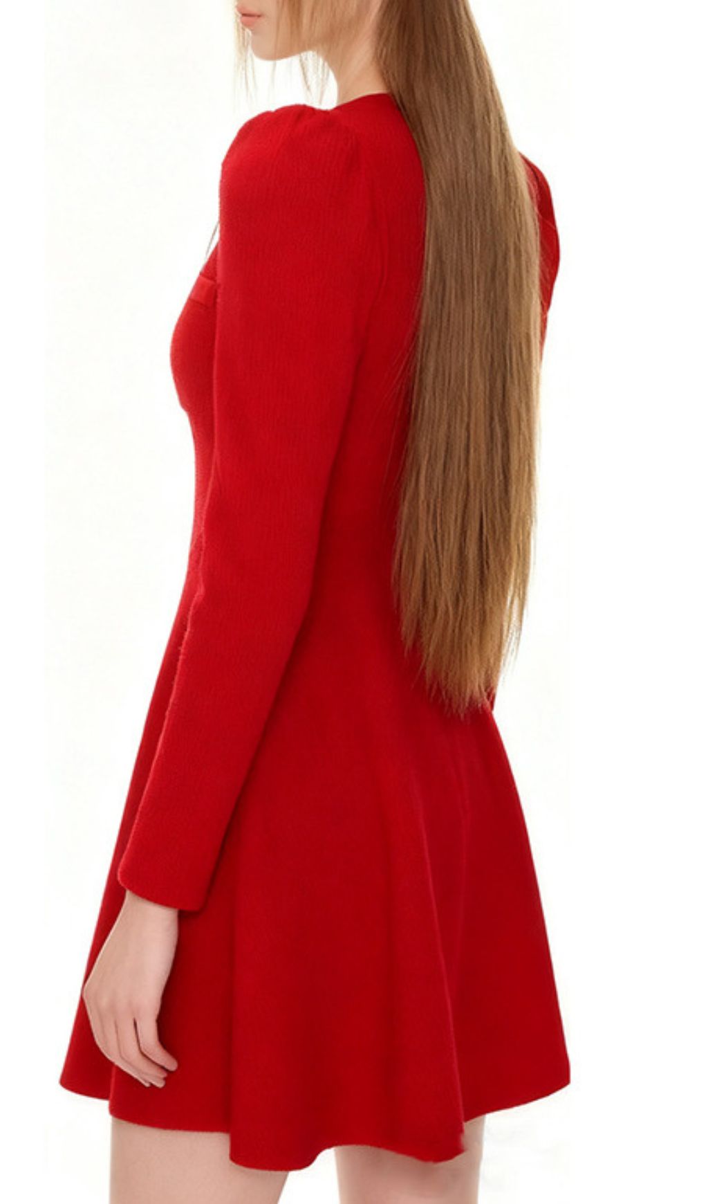 6a29c3120df80c9de94ae9852fcc7819.jpg Fashionslee Women Italia Red Bow Long Sleeve Mini Dress