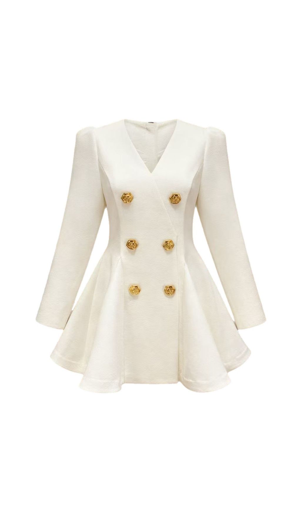 6a974b56a8db42e0ba765ef3068e92e8.jpg Fashionslee Women Ilene Long Sleeve Button Mini Dress