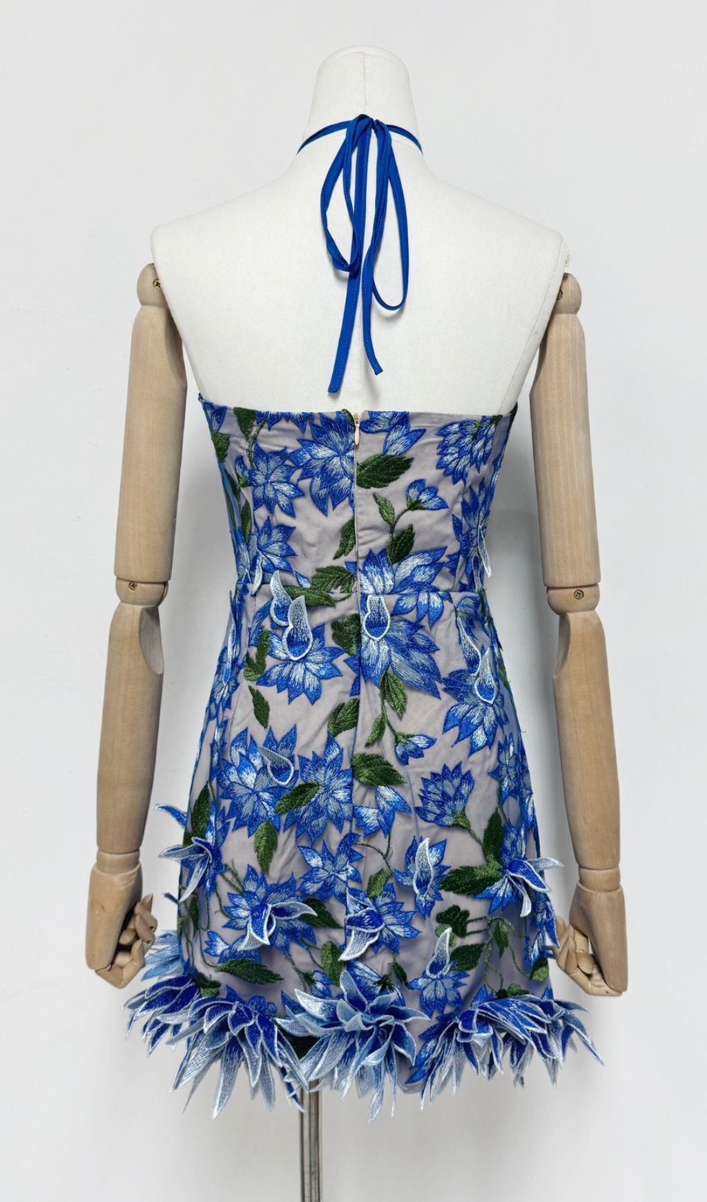 TRENDING HALTER FLORAL AESTHETIC MINI DRESS - OWNCI TRENDING HALTER FLORAL AESTHETIC MINI DRESS - OWNCI