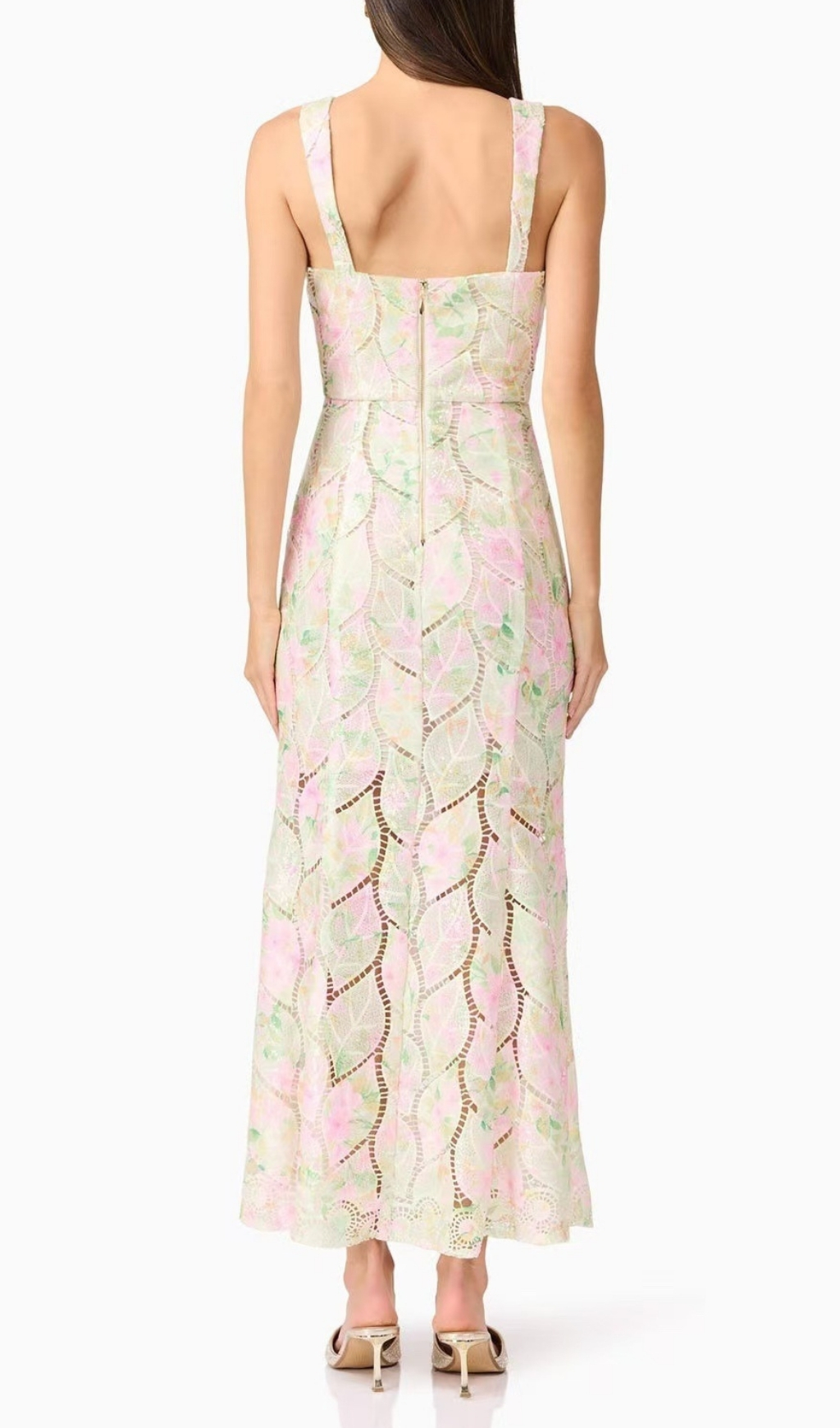 Fashionslee Women Fujiko Strappy Floral Maxi Dress