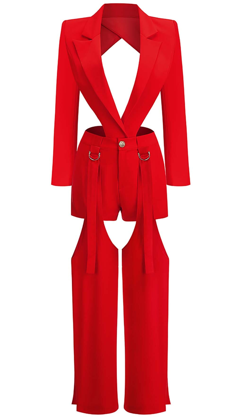 6bb6a38a0b638742865a5e03eb0da514.jpeg Fashionslee Women Cutout Backless Three Piece Set In Red