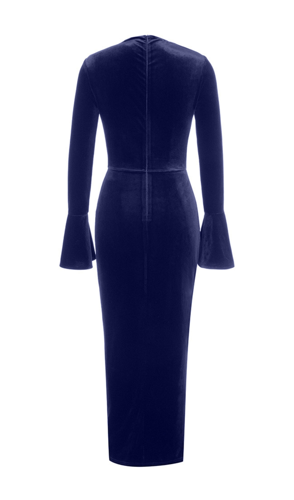 6bd750abc0d8cfd68afab42aa0942024.jpeg Fashionslee Women Annelise Blue Flounce Sleeve Split Dress