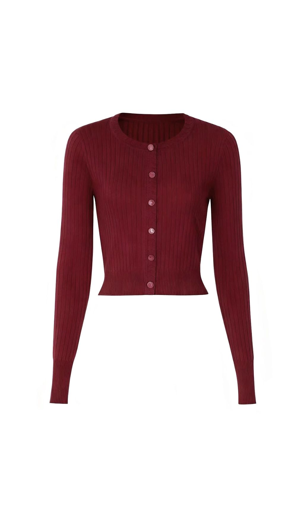 Fashionslee Women Jackie Wine Knit Cardigan & Maxi Dress