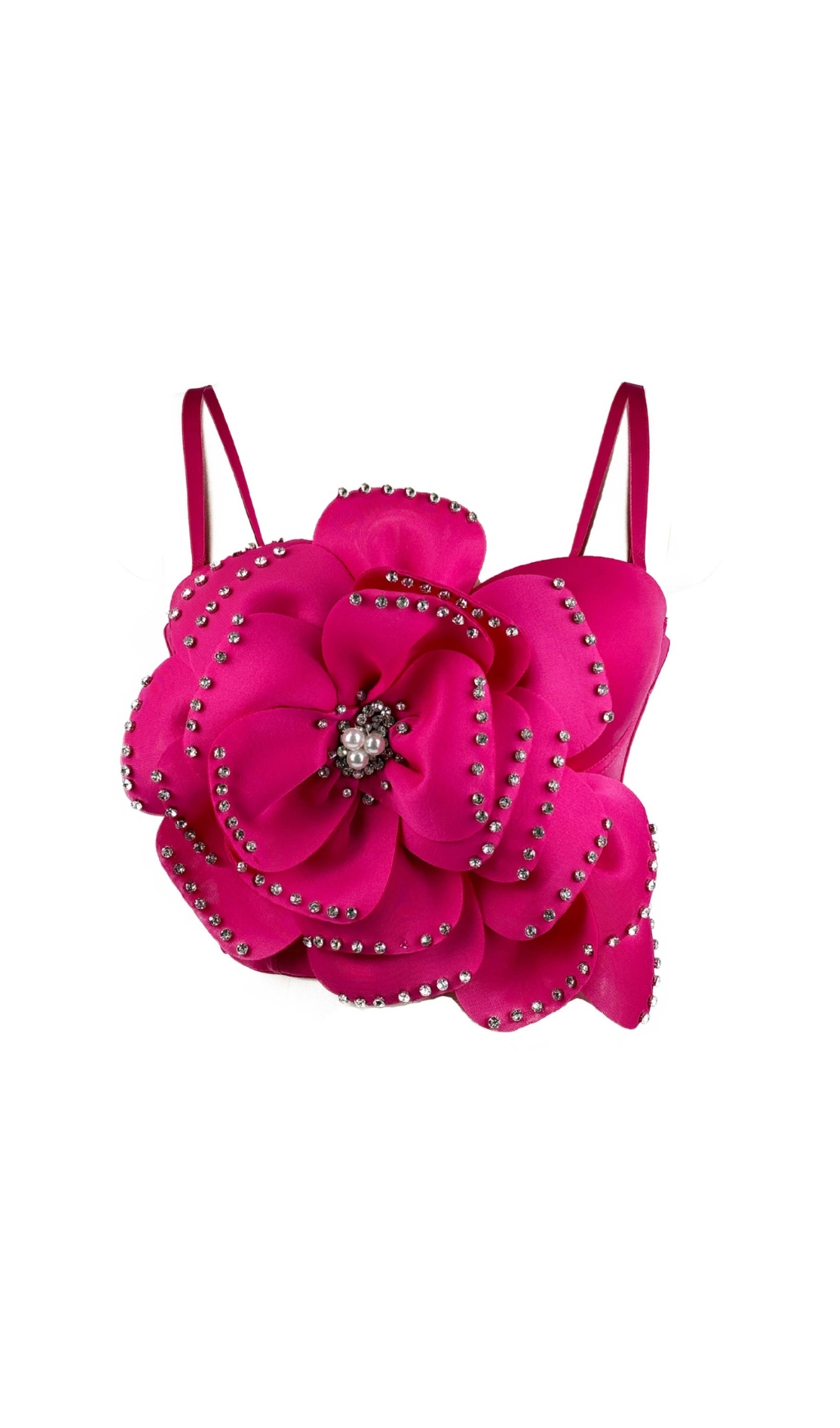 6c8c4de8923cf3b1866245f92744b4db.jpg Fashionslee Women Clara Flower Rhinestone Top