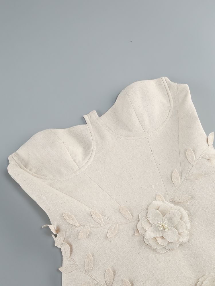 6c9d0d793c3310fb76124e1670bd8a03.jpg Fashionslee Women Bice Nude Strapless Bustier Flower Mini Dress