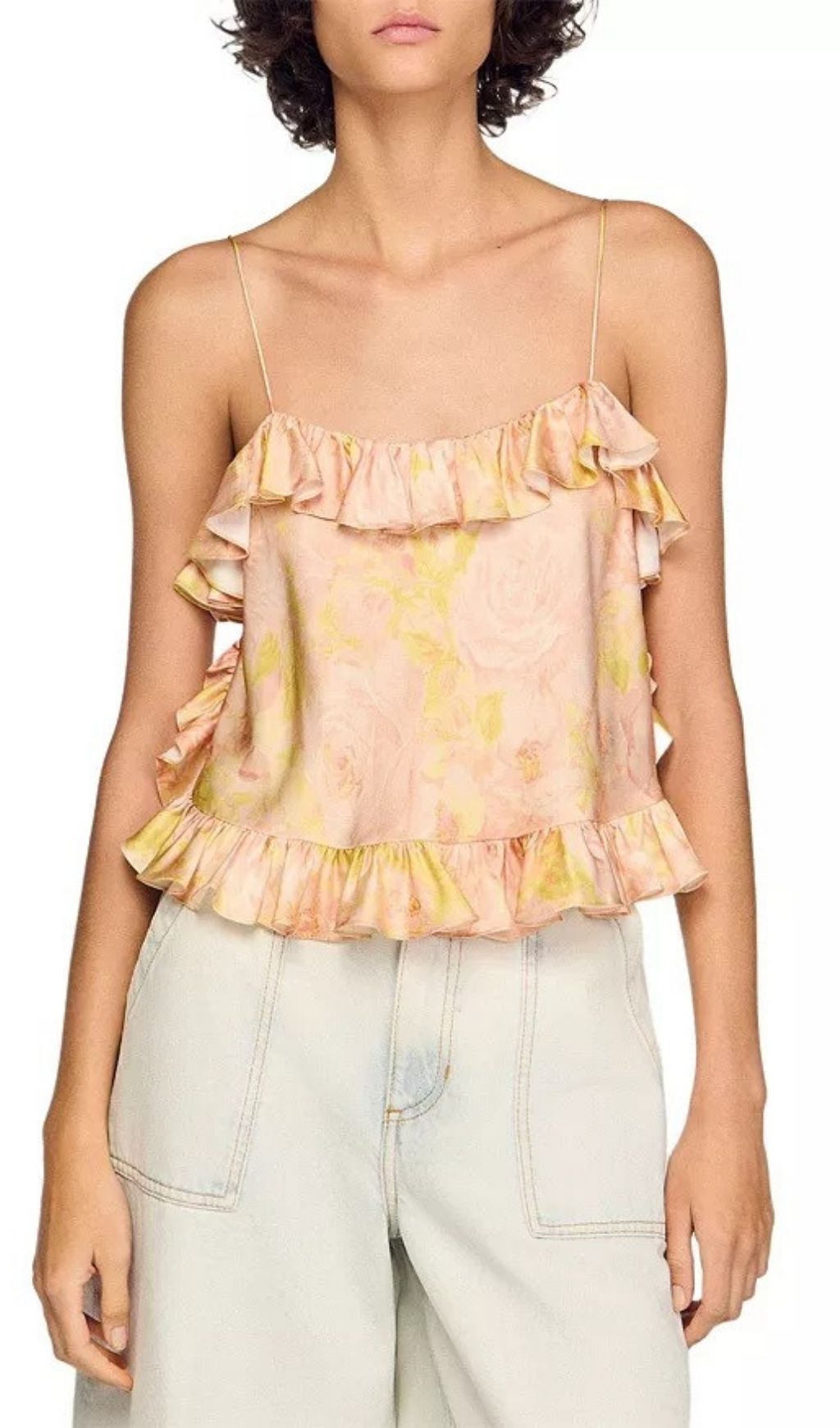 6d32c6e464e263402ac2a2f66a18b5f4.jpg Fashionslee Women Flower Print Crop Top