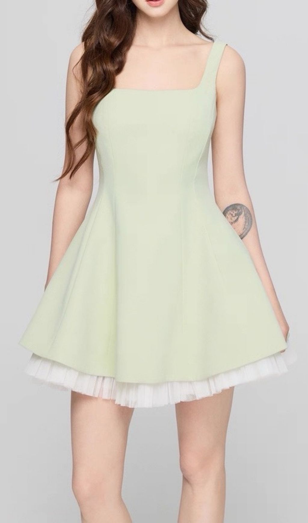 Fashionslee Women Karlie Green Strappy Mini Dress