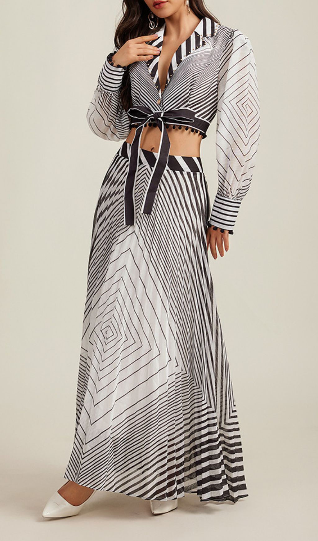 6d60390ad760dc00d286c446bae9021e.jpg Fashionslee Women Gwylan Printed Two-Piece Set