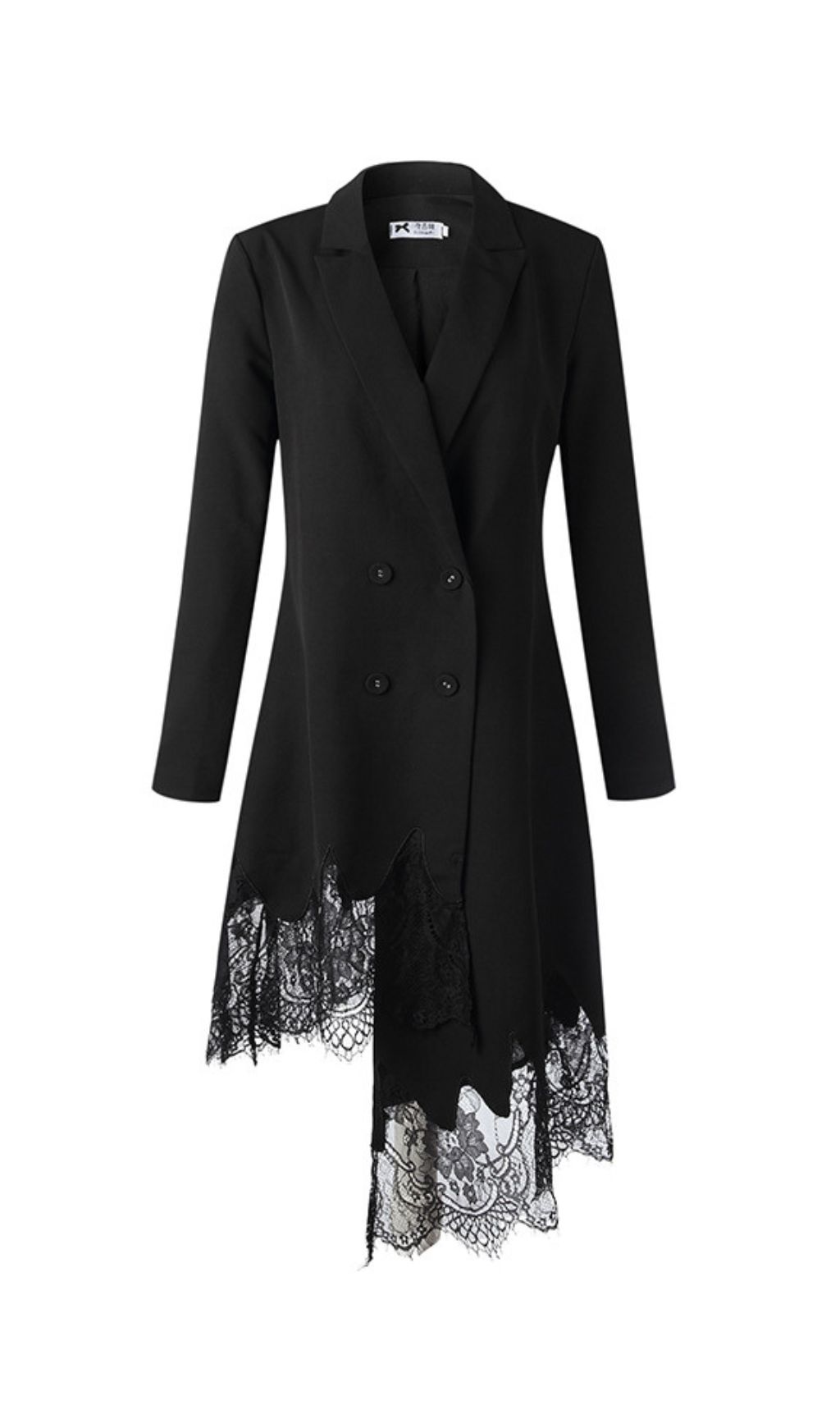6d8a97c96a7cf992f877d2be6eb20e43.jpg Fashionslee Women Inez Black Long Sleeve Blazer Dress