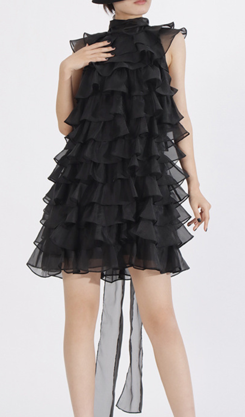 TRENDING RUFFLE MINI DRESS IN VIRAL AESTHETIC - OWNCI
