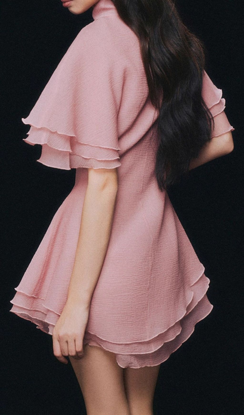 Fashionslee Women Glenda Pink Embellished Mini Dress